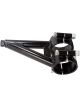 Allstar Performance Panhard Bar Bracket Axle Mount Clamp-On Steel Bl