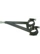 Allstar Performance Panhard Bar Bracket Axle Mount Clamp-On Steel Bl