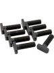 Allstar Performance T-Bolt 3/8-24 in Thread 1-1/4 in Long Steel Blac