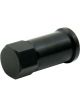 Allstar Performance Nut 3/8-16 in Thread Aluminum Black Anodize Alls