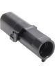 Allstar Performance Weather Pack Housing Male 1 Pin 12V 20 amp Pl