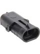 Allstar Performance Weather Pack Housing Male 2 Pin 12V 20 amp Pl…
