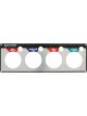 Allstar Performance Gauge Panel Face Plate Fuel Pressure / Oil Press