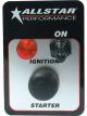 Allstar Performance Switch Panel Dash Mount 2-5/8 x 3-3/4 in 1 Toggl