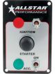 Allstar Performance Switch Panel Dash Mount 3 x 4-1/2 in 2 Toggles /