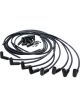 Allstar Performance Spark Plug Wire Set Spiral Core 8 mm Black 90 De