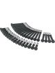 Allstar Performance Cylinder Head Bolt Kit Hex Head Steel Natural Sm