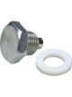 Allstar Performance Drain Plug 1/2-20 in Thread 3/4 in Hex Head Nylo