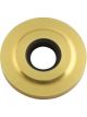 Allstar Performance Cam Seal Plate 2.253 in OD Aluminum Gold Anodize