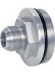 Allstar Performance Oil Filter End Cap 12 AN Male Aluminum Clear Ano