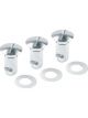 Allstar Performance Quick Turn Fastener Aluminum Clear Anodize Allst