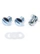 Allstar Performance Quick Turn Fastener Oval Head Slotted 7/16 x 0.5