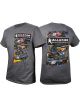 Allstar Performance T-Shirt Dark Gray Allstar Circle Track Design S