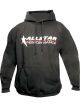 Allstar Performance Sweatshirt Hooded Allstar Logo Black Youth Lar