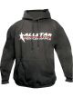Allstar Performance Sweatshirt Hooded Allstar Logo Black Youth Med…