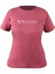 Allstar Performance T-Shirt Ladies Vintage Allstar Logo Burgundy