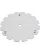 Aero Race Wheels Mud Cover Quick Release Fastener Scalloped Plastic