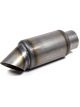 Beyea Custom Headers Muffler 2-3/4 in Inlet 2-3/4 in Turn Down Outlet
