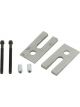 Bell Tech Leaf Spring Shim 4 Degree 2-1/2 in Width Aluminum Natural Pair