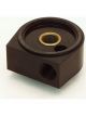 Canton Oil Cooler Adapter Sandwich 3/4-16 in Center Thread 1/2 in NPT