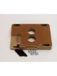 Canton Carburetor Adapter 1 in Thick 2 Hole Holley 2-Barrel to Square