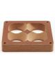 Canton Carburetor Spacer 1 in Thick 4 Hole Dominator Flange Phenolic N