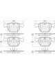 Centric Brake Parts Brake Pads C-Tek Semi-Metallic Various Applications 1 (102)