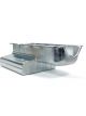 Champ Pans Engine Oil Pan Circle Track Rear Sump 9 qt 7 in Deep Louve