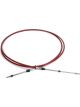 Cnc Brakes Throttle Cable 13 ft Long Solid Stainless Wire Black Univer