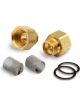 Demon Carburetion Carburetor Inlet Fitting Straight 9/16-24 in Male to