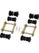 Detroit Speed Engineering Spring Shackle Heavy Duty Polyurethane Bushin (41501)