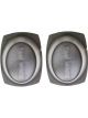 Design Engineering Speaker Baffles - 6 x 8 in Oval - Slim - Foam - Pair (50371)
