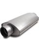 Dynatech Muffler Split Flow 2-1/2 in Center Inlet 2-1/2 in Center O..