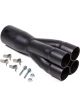Dynatech Collector Slip-On Merge 4 x 2-1/2 in Primary Tubes 4-1/2 i..