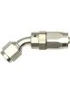 Deatschwerks Fitting Hose End 45 Degree 6 AN Hose to 6 AN Female Sw