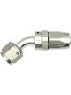 Deatschwerks Fitting Hose End 45 Degree 8 AN Hose to 8 AN Female Sw