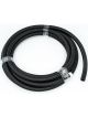 Deatschwerks Hose 8 AN 20 ft Braided Nylon / Rubber Black