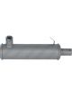 Dynomax Muffler 1-3/8 in Center Inlet 1-1/2 in Side Outlet 3-1/4 in Dia