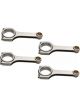 Eagle Connecting Rod H Beam 5.710 in Long Bushed 3/8 in Cap Screws