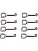 Eagle Connecting Rod H Beam 6.125 in Long Bushed 3/8 in Cap Screws