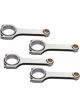 Eagle Connecting Rod H Beam 6.496 in Long Bushed 3/8 in Cap Screws