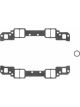 Fel-Pro Gaskets Manifold Intake 18 Degree 2.15 in. x 1.25 in. Port .090 i