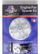 Flex-A-Lite Fan Spacer 1/2 in Thick Hardware Included Aluminum Natural