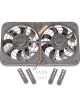 Flex-A-Lite Electric Cooling Fan X-Treme S-Blade Dual 12 in Fan Push / Pu