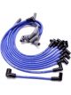 Ford Spark Plug Wire Set Ford Racing Spiral Core 9 mm Blue 45 De