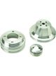Ford Pulley Kit High Water Flow 2 Groove V-Belt Aluminum Polished S