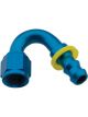 Fragola Fitting Hose End 8000 Series Push-Lite 150 Degree 10 AN Hose B
