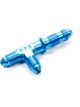 Fragola Fitting Bulkhead Tee 3 AN Male x 3 AN Male x 3 AN Male Bulkhea