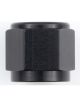 Fragola Fitting Tube Nut 4 AN 1/4 in Tube Aluminum Black Anodize