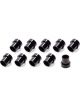 Fragola Fitting Tube Sleeve 4 AN 1/4 in Tube Aluminum Black Anod